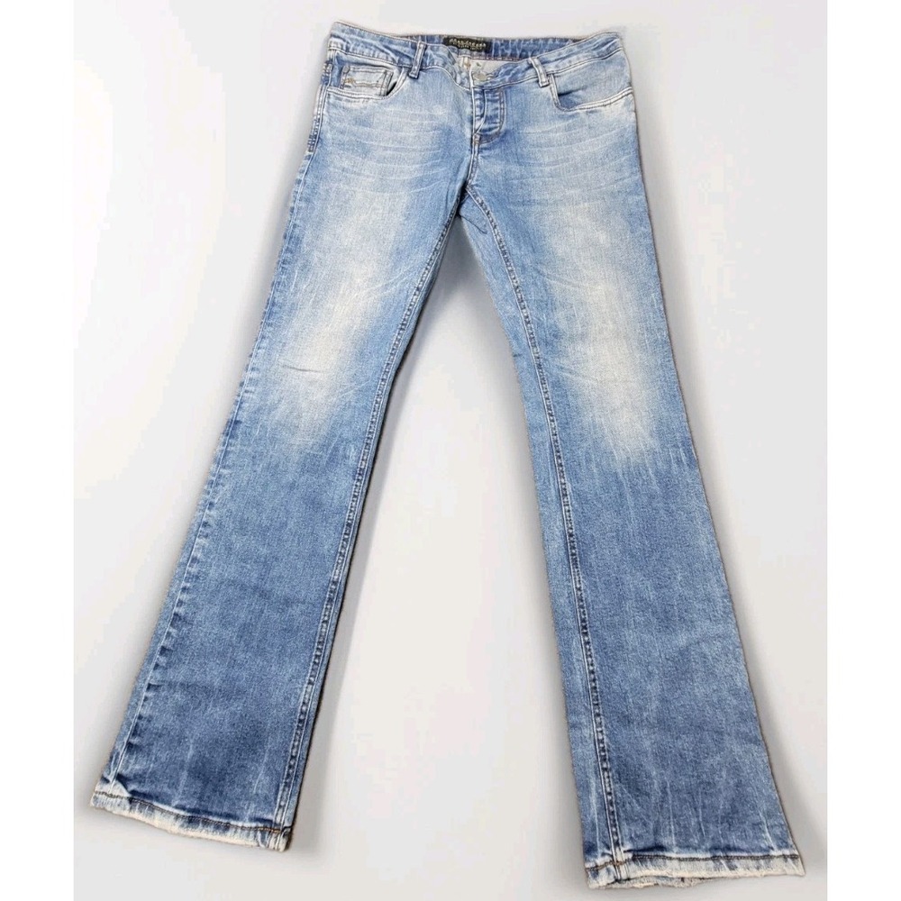 Marc Jacobs Men's Straight Leg Denim Jeans 38x34 Light Wash Cotton Blend